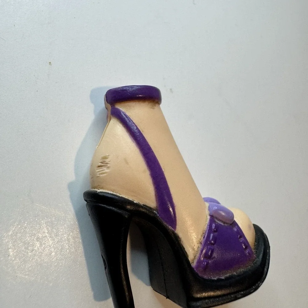 Barbie My Scene Doll Shoes Glam Strappy High Heel Platform Bow Sandals‎